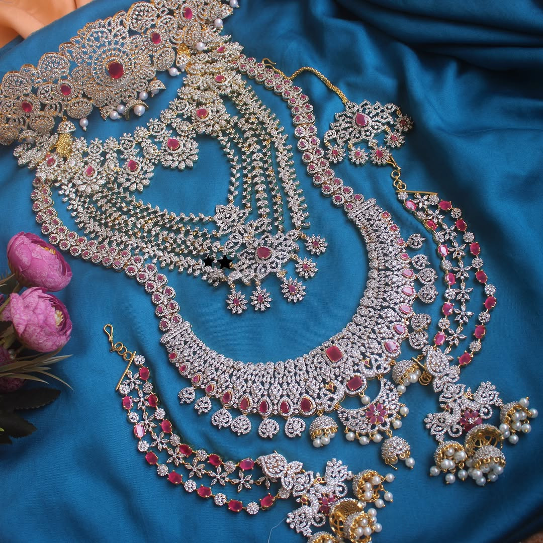 Gold Plated Wedding Jewellery Kundan Choker Necklace Set for Women