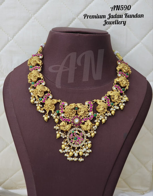 Gold Plated Designer Necklace Set