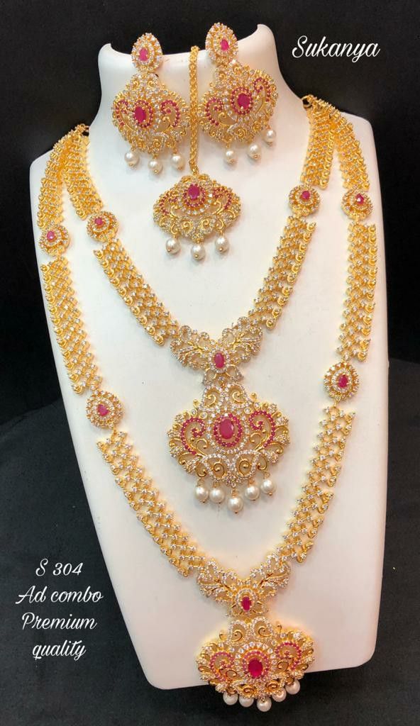 Madhu Designer Combo Necklace set